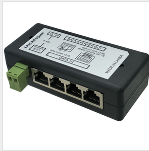 Đầu phun POE 4 cổng và Bộ chia cho <span class=keywords><strong>camera</strong></span> IP CCTV DC12V-DC48V kết nối máy tính để bàn đầu ra - Product Image 1