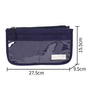 Customizable Logo Zipper <b>Large</b> Capacity Multi-compartment Women's <b>Cosmetic</b> <b>Bag</b> with Handle Durable Stylish Eco-Friendly - Product Image 6