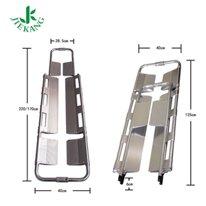 Camilla médica de aleación de aluminio con estructura rígida separada diseñada para mover pacientes fracturados y gravemente lesionados - Product Image 1