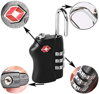 Cadenas de sécurité à combinaison à 3 chiffres approuvé par la TSA pour valise, sac à dos et bagages de voyage