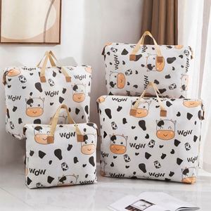 Sac de rangement pour couette à motif de dessin animé, grande capacité, sac de voyage, sac de rangement pliable pour placard - Product Image 4