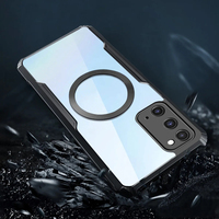 Fundas Transparentes Delgadas para Samsung Galaxy Note 20 Plus, Funda Magnética Antiamarillamiento para Samsung Note 10 9 8 Pro Lite