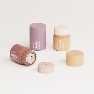 Wadah lipstik tabung lipstik kosong, cat membuat Lipstik karet Model baru warna indah dengan cetakan LOGO - Product Image 3