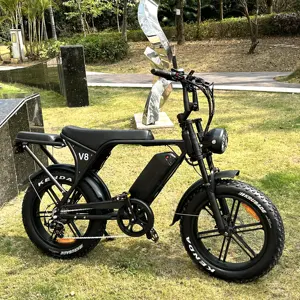 OUXI V8 3.0 fatbike euโกดัง bicicleta eletricaภูเขาe-bike 20 นิ้วมอเตอร์จักรยานสกปรกไฟฟ้าไฟฟ้าจักรยานไฮบริด