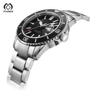 남성 블랙 다이얼 200M 방수 사용자 정의 로고 기계식 다이빙 시계 40mm 자동 다이버 시계 - Product Image 3