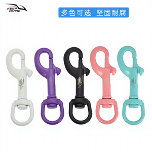 อุปกรณ์เสริมสำหรับดำน้ำ KEEP DIVING SSA DT75B ตัวล็อคสปริงแบบหัวเดียว สแตนเลส 316 หลากสี ขนาด 75 มม. แบบหมุนได้ ปลดเร็ว - Product Image 1
