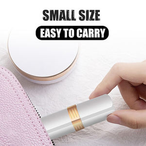 Épilateur électrique pour femmes plaqué or 18 carats, sans douleur, en forme de rouge à lèvres - Product Image 6