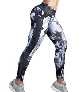 Conjunto de Leggings de Yoga de 2 Piezas para Mujer, de la Mejor Calidad, Sólido, Resistente al Viento, con Estampado Personalizado, Cintura Alta, para Entrenamiento, Fitness y Actividades Deportivas - Product Image 1