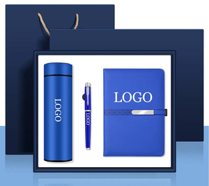 לוגו מותאם אישית עסק מתנה מותג בקבוק מחברת מטריה עט חברה עסקית משרד אריזת מתנה חדשה - Product Image 3