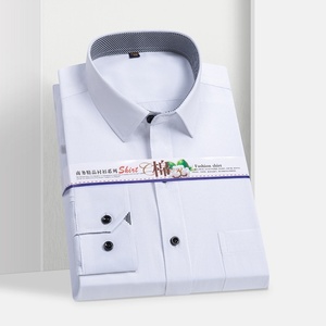 Camicia <span class=keywords><strong>da</strong></span> <span class=keywords><strong>Uomo</strong></span> a Maniche Lunghe, Formale e Professionale, per Lavoro e Business Casual, Tinta Unita, Vestibilità Slim - Product Image 4