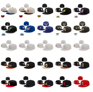 Gorra Ajustada de 6 Paneles de Calidad 5A con Logotipo Bordado Personalizado, Visera Plana, Estilo Béisbol, Gorra Deportiva, Gorra Snapback de Moda para Equipos de Béisbol - Product Image 4
