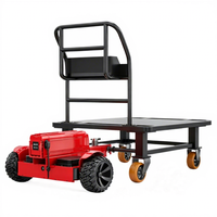 Chariot Électrique Industriel Pliable à Plateforme, Charge 800kg, Auto-Équilibrant, Personnalisable OEM, pour Manutention de Matériaux en Entrepôt