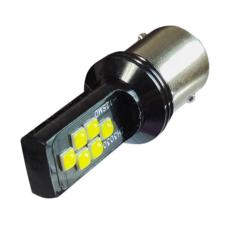 SUEZ Auto lampe 12V 24V super hell BAY15D LED Lampe rot weiß gelb 12SMD Chip Auto Rücklicht