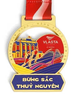 Medallas Deportivas de Metal 3D Personalizadas del Fabricante, Aleación de Zinc, Galvanoplastia Personalizada con Impresión UV, Medallas de Bicicleta Duraderas - Product Image 6