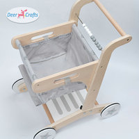 Chariot de Simulation multifonctionnel mobile en bois apprentissage jouets éducatifs bébé pousser marcheur poupée poussette DE16311