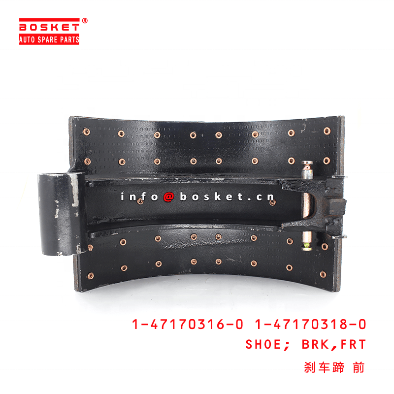 ISUZU CXZ51K 6WF1 Front Brake Shoes - Reliable Performance