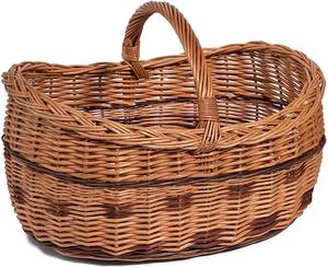 Kingwillow eco-friendly fatto a mano grande cesto da Picnic ovale in <span class=keywords><strong>vimini</strong></span> contenitore personalizzato <span class=keywords><strong>per</strong></span> il <span class=keywords><strong>bagno</strong></span> o l'armadio della cucina - Product Image 1