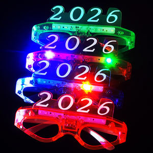 Montura de Gafas LED para Año Nuevo 2026, Populares para Halloween, Elegantes Gafas Luminosas en Forma de Corazón, Rojas, Azules, Verdes y Blancas para Fiestas y Actividades - Product Image 5