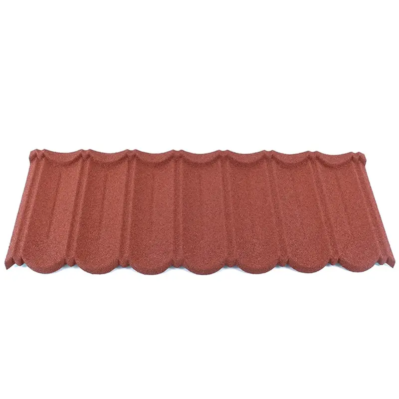 House Rooftop Materials Rustproof Roofing Sheets Longspan Roman Stone Coated Steel Metal Roofing Sheet Roof Tile