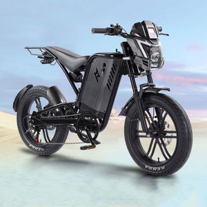 Moto rétro tout-terrain à pneus larges Mountain City, batterie au lithium, moteur avant, 40 km/h, XDZJ2, batterie au lithium XDZJ2 pour une autonomie longue durée - Product Image 3