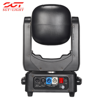 Projecteur LED mobile 3-en-1 RGBW BSW 300W, faisceau et wash, IP33, 8500K, contrôle du zoom, DMX512, pour événements extérieurs et mariages