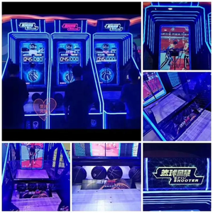 Máquina que funciona con monedas 55 pulgadas <span class=keywords><strong>Epic</strong></span> Shooter Amusement Euro Simulator Baloncesto Disparos Máquina de <span class=keywords><strong>videojuegos</strong></span> - Product Image 5