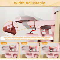 Chaise Haute Écologique Pliable Multifonction Bébé, Siège Rehausseur pour Alimentation Repas Voyage Extérieur, Design Mignon, Produit Phare