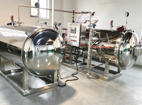 Machine de stérilisation rotative à immersion dans l'eau, petite machine de stérilisation, machine de stérilisation rotative