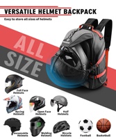 NiceCNC 35L Sac à dos pour casque de moto de grande capacité avec compartiment à chaussures