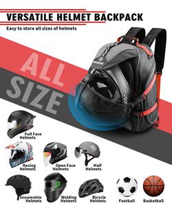 NiceCNC 35L <span class=keywords><strong>Sac</strong></span> à <span class=keywords><strong>dos</strong></span> pour casque <span class=keywords><strong>de</strong></span> moto <span class=keywords><strong>de</strong></span> grande capacité avec compartiment à chaussures - Product Image 6