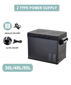 ตู้เย็นคอมเพรสเซอร์ GCSOAR Mini ความจุ 30/40/50 ลิตร 12 โวลต์ พร้อมระบบควบคุมอุณหภูมิแบบคู่ สำหรับบ้าน รถยนต์ เรือ แคมป์ปิ้ง พกพาสะดวก - Product Image 1