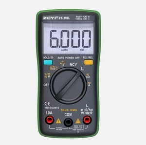 มัลติมิเตอร์ดิจิตอล ZOYI รุ่นใหม่ ZT-102L ZT-111 ZT-203 ZT-219 ZT-300AB ZT-303 ZT-5566 ZT-5566SE - Product Image 5