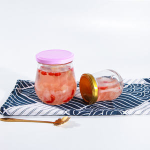 Frascos de almacenamiento de alimentos de vidrio redondos vacíos de 100ml y 250ml, tarros de miel de vidrio para mermelada, especias, Nido de Pájaro con tapa hermética de hojalata - Product Image 6