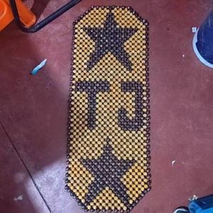 Ensemble de coussins de siège de voiture en perles de bois, 3-4 pièces, respirant, ventilé, pour l'été, forme plate, personnalisable - Product Image 3