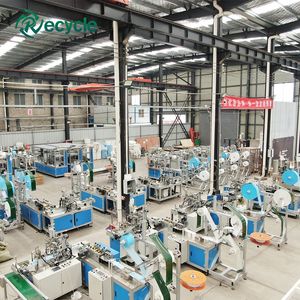 Mesin Pembuat Masker Wajah Otomatis Penuh 1 Plus 1 Jalur Produksi Masker Wajah - Product Image 6