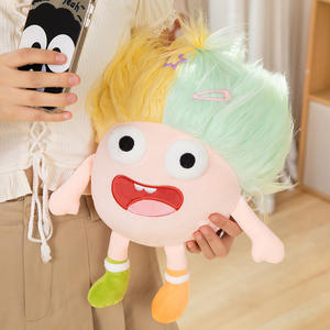 Muñeco de Peluche HECION, Adorable y Divertido, con <span class=keywords><strong>Ojos</strong></span> Grandes, de Algodón, Suave, para Colgar en el Bolso, Regalo para Niños, Decoración - Product Image 6