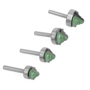 ดอกเราเตอร์ปลายคาร์ไบด์ ก้านขนาด 1/4 นิ้ว สำหรับเครื่องมือช่างไม้ ตัดแต่งขอบประตู เครื่องกัด - Product Image 2