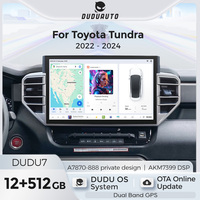 DUDUAUTO DUDU7 A7870 AKM7739 VELVET DSP 12+512G Unidad Principal de 14.6 Pulgadas para Toyota Tundra 2022-2024 3ra Generación