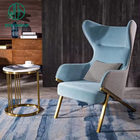 Oem Club Fauteuil à dossier de croisière Haut de gamme Hôtel Lobby Appartement Mobilier de salon Canapé de loisir Chaise simple