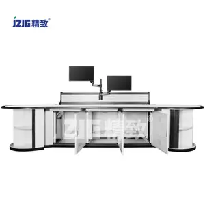 Console Table Broadcasting Monitoring Command Center Security Control Room Desk Equipment Control Room Furniture