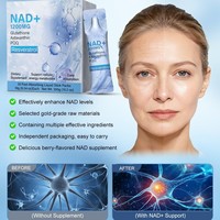 OEM ODM Marque Privée 1200mg NAD+ Liquide en Sachet Stick avec Resvératrol PQQ Glutathion Astaxanthine, Anti-âge Cellulaire Vente en Gros