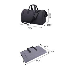Sac de voyage pliable léger pour la gym, le sport et les vacances avec compartiment à <span class=keywords><strong>chaussures</strong></span> – Vente en gros personnalisée - Product Image 4