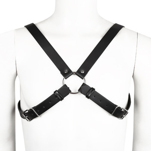 Arnés <span class=keywords><strong>de</strong></span> Cuero Negro <span class=keywords><strong>Punky</strong></span> BDSM, Corset <span class=keywords><strong>de</strong></span> Bondage, Correas, Ropa Erótica BDSM, Juguetes Sexuales para Hombres - Product Image 2