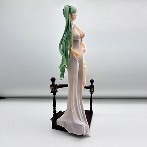 Miku Green Hair Princess Design Anime Figure Girls <span class=keywords><strong>Actio</strong></span> Aime Pvc Figure Figuras de acción para adornos - Product Image 4