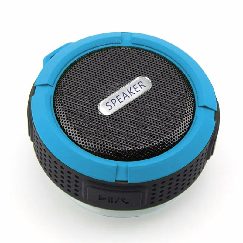 Waterproof Bluetooth Speaker Portable Bluetooth SpeakerとLoud HD Sound 10H Playtime Mini Shower SpeakerとSuction Cup