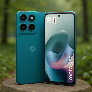 สมาร์ทโฟน 6.78 นิ้ว MOTO G77 5G สี Pantone Shaded Spruce ( หน่วยความจำ 256GB แรม 8GB แบตเตอรี่ 5200mAh ) รุ่น PBAW0037ES - Product Image 3