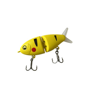 <span class=keywords><strong>Esca</strong></span> <span class=keywords><strong>Artificiale</strong></span> Multi-segmentata 6cm/5.8g, Swimbait Glide Bait a Lenta Affondamento <span class=keywords><strong>per</strong></span> Pesca di Bass, Persico e Luccio in Acque Dolci - Product Image 5