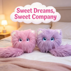 Nuevo Diseño, Compañero de Diálogo con IA, Peluche Suave y Corto, Gato Doodle Morado, Juguete de Peluche, Maravilloso Compañero para <span class=keywords><strong>la</strong></span> Vida Diaria de los Niños - Product Image 3