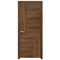Fournisseur de la Chine porte en bois de dernière conception porte intérieure porte de chambre pour la maison avec serrure intelligente