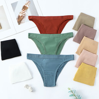 Seamless Sports Thong for Women, Elastic T-pants